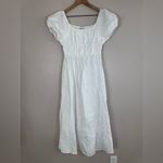Revolve SNDYS Sofia White Linen Cotton Maxi Dress size Medium $109 Photo 6