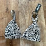 ONEONE Swimwear NWT One One swimwear animal print triangle bikini top - small Photo 1