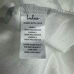 Lulus NWT  XL Exceptionally Angelic White Floral Puff Sleeve Mini Dress Summer Photo 8