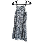 Ethereal  White Floral Spaghetti Strap Slip Sundress Size Small Photo 2
