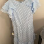 Selfie Leslie  Light Blue Open Back Dress Photo 0