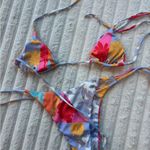 Zaful Multicolor Retro Floral Bikini Set Photo 1