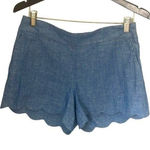 Loft Ann Taylor  chambray shorts. Size 2 Riviera Shorts.‎ Photo 0