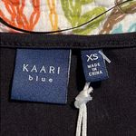Kaari Blue  XS womens long sleeve top true black arm measurements in pics NWT Photo 3