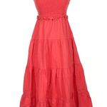 Tuckernuck  Vibrant Red Casual Dress Photo 0