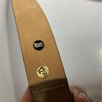 Genuine Leather belt light brown women’s size 34 casual neutral basics Photo 4