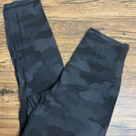 Lululemon Align Crop 21” Black Grey Camo Leggings Size 4 READ Gray Photo 0