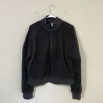 Fabletics  Dream Polar Fleece Quarter Zip Pullover Sherpa Sweatshirt Size Large Photo 2