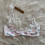 SKIMS Skim Fits Everybody Lace Scoop Bralette Marble Candy Heart Print Size XS Photo 1