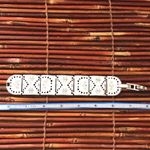 Brighton  Bold Square Link Silver Tone Bracelet Photo 3