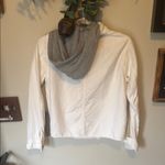 White Jacket with Gray Hood Size XS Photo 4