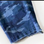 G 1 Goods Surplus $175 Blue Camo, Frayed Hem, Military Pants‎ Size 8 Photo 4