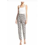 ALC Frank A.L.C. Pants Womens 0 Black White Snake Print Elijah Stretch Tapered Ankle‎ Photo 3