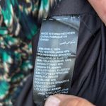 White House | Black Market EUC Blouson Dress Abstract Feather Good Shimmer Size 0 Photo 8