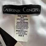 DEADSTOCK y2k white maxi cowl neck sequin dress sheet truffle sleeve glam size 8 Photo 2