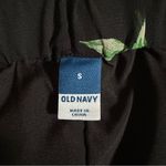 Old Navy Black Chiffon Blush Floral Print Maxi Skirt Photo 9