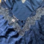 Victoria's Secret Y2K  Blue Lace Lingerie Mini Slip Sz Medium Photo 5