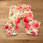 Kate Spade Giverny Floral Watercolor Brooke Street Capri Jeans 28 Photo 1