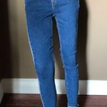 ZARA Cuff Jeans w/ 2 tone Striped color on side Photo 1