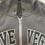 VEGAS hoodie jacket size large gray soft Photo 4