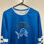 NFL Detroit Lions Blue long sleeve lightweight Sweatshirt! Size small! Photo 2