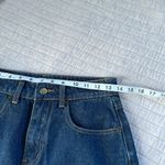 Wild Honey  denim western jean mini high rise skirt star pocket med Jrs Photo 6