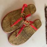 Michael Kors MK Logo Charm Jelly T Strap Sandals Photo 1