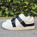 Valentino Garavani  V-Punk leather belted low-top sneakers size IT 38 US 8 Photo 5