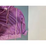 Sundry  purple hoodie size 4 full zip oversized cotton Photo 6