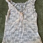 Brandy Melville Pink Laced Singlet Photo 0