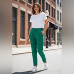 Vintage Oakbrook Green Corduroy Pants For Women Size 2 Photo 2