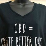 Gildan C-B-D Create Better Days Black Graphic Shirt Size XL GUC #4380 Photo 3