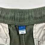 Old Navy Olive Green Linen Blend High Rise Slim Leg Ankle Pant L Photo 3