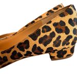 J.Crew  cat hair animal print women’s small heel shoes, ballet 6 1/2 Photo 6