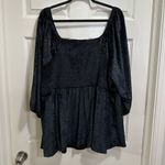 Torrid Women’s Velvet Corset Peplum Top Shirt Black Floral Plus Size 3 Photo 7