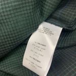 Cotelac Women Dress Plaid Green Size 1 Long Sleeve Button Round Neck Knee Length Size M Photo 8