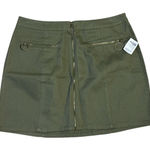 Charlotte Russe  Olive Green Minj Moto Skirt NWT Photo 0