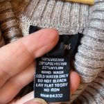 Sisters Light Brown Sweater Poncho Size Large Tan Photo 4