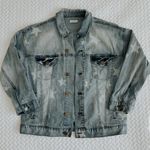 easel Boutique Star Jean Jacket Photo 0