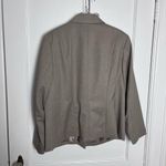 Pendleton Vintage  Taupe Virgin Wool Academia Button Blazer Jacket Size 14W Photo 9