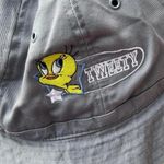 Vintage Tweety Bird Warner Brothers grey Bucket Hat Looney Tunes Gray Photo 1