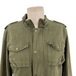 NSF Kae Utility Full Zip Drawstring Military Jacket Cotton Green Size Medium Photo 3