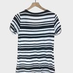 Splendid Vintage 2000's  Women's Black & White Striped Shirt Photo 1