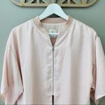 Anthropologie Hei Hei by Anthro. Tie-Front Zip Up Jacket Pink Sz Small Photo 2