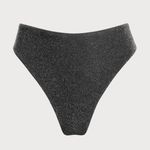 Berlook Black Lurex Bikini Bottom ONLY 11 Size M Photo 4