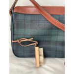 Vintage Polo Ralph Lauren Green Navy Black Plaid Crossbody Shoulder Bag Photo 4