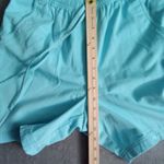 Studio Works Vintage Women Size 10 Light Blue Elastic Waistband Drawstring Short Photo 6