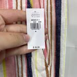 Old Navy NEW  women's linen blend striped pull on drawstring pocket‎ pants casual Photo 1