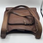 Fossil Vintage Y2K  American Classic Leather Shoulder Bag Zip 75082 Photo 2