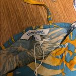 Blue Island  Tropical Leaf Print Dress size large new Photo 2